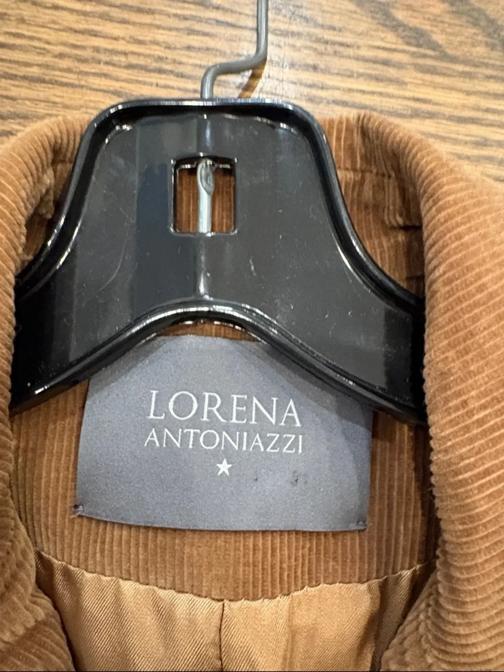 Lorena Antoniazzi Ribbed Corduroy Jacket in Warm Caramel - Picture 2 of 3
